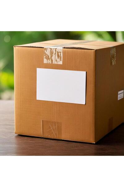 Quun ملصق فارغ يناسب جميع الطابعات - مناسب للطباعة مقاس 10 × 10 سم 100 قطعة