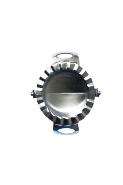 Mikasso Çelik Ravioli Mantı Kalıbı Poğaça Hamur Kalıp 1 Adet Hamur Kapatma Ap...