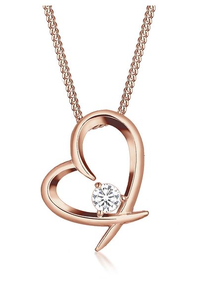 ELLI Colier din argint 925 cu zirconiu