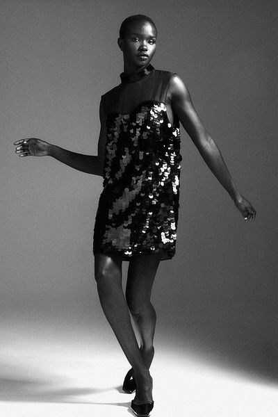 H&M Sequined mini dress