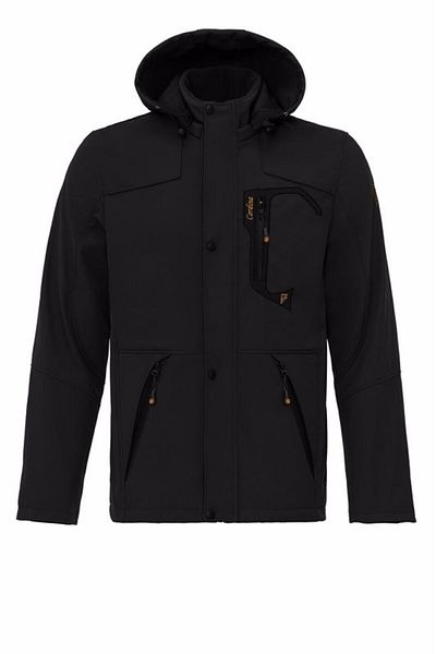 PRİFALDİ Ανδρικό παλτό Prifaldi Water and Windproof Fur Softshell Μαύρο