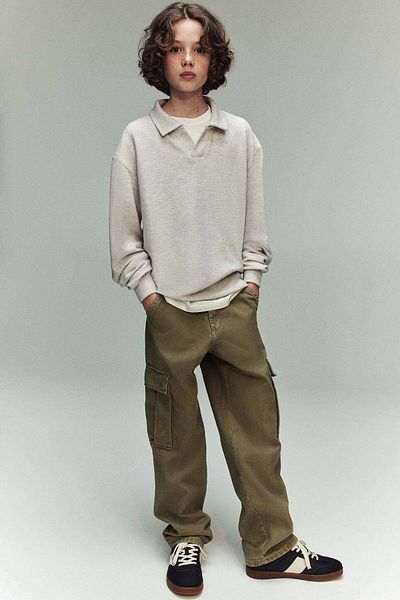 H&M V yaka polo gömlek