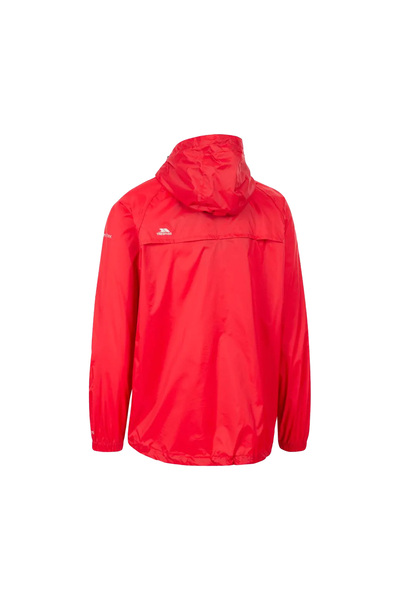 Trespass Qikpac Jacket - Unisex Packaway Unisex Black Raincoat Unisex Raincoat