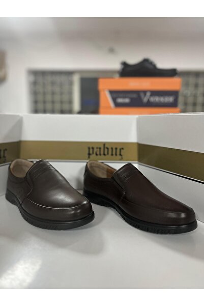 Pabuç Shoe 170 Brown Genuine Leather Men's Shoes