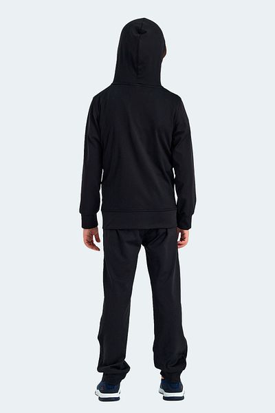 Slazenger Детски унисекс анцуг Noon в черен цвят