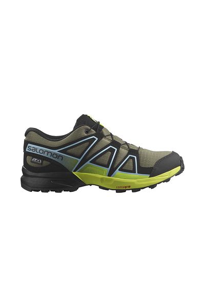 Salomon Speedcross Waterproof Children's Shoes - Green