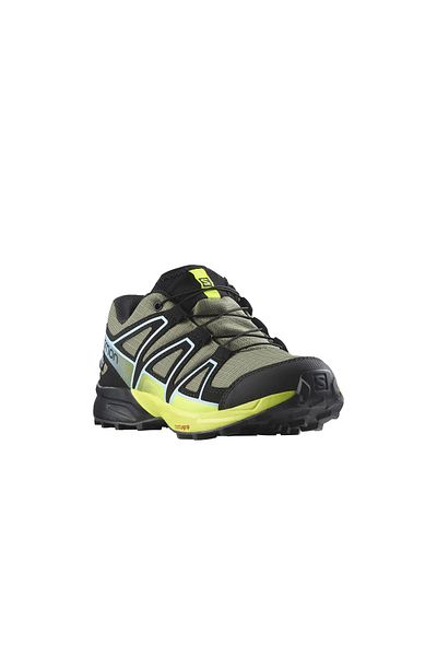 Salomon Speedcross Waterproof Children's Shoes - Green