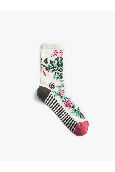 Koton Sosete Floral Socket