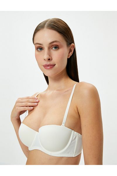 Koton Push Up сутиен без презрамки с банели и подплати Basic