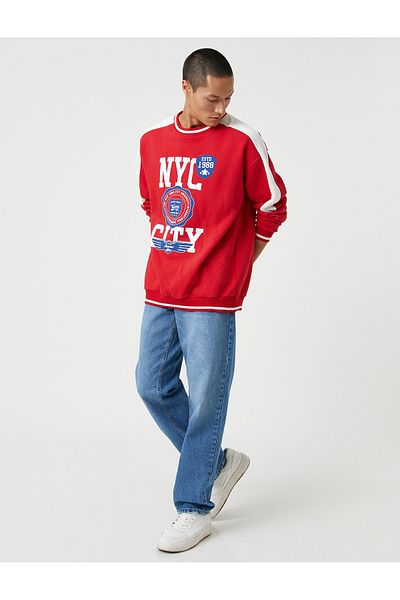 Koton Pantaloni largi din denim cu croiala largi - Steve Jean