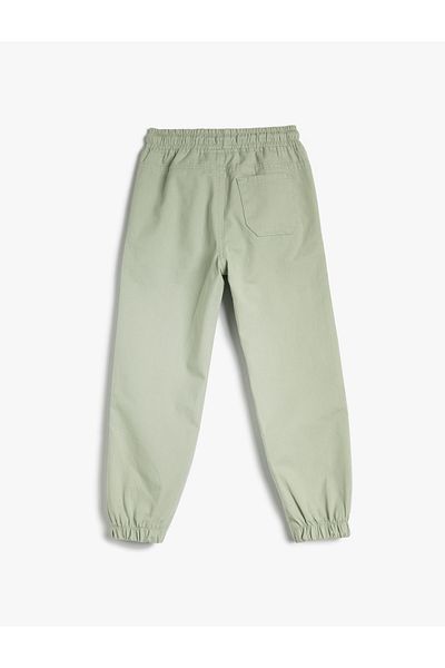 Koton Jogginghose aus Baumwolle – Basic mit Taschen und Taillenband