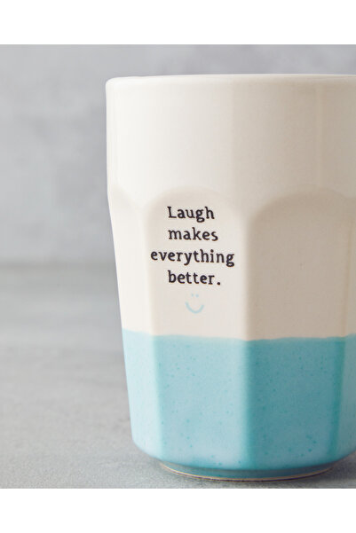 English Home Shine Day Seramik 2'li Bardak 280 ml Pembe - Mavi