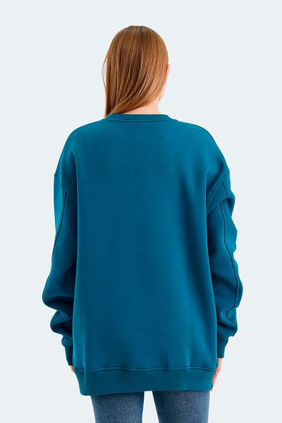 Slazenger Hanorac oversize pentru damă VADIM - Culoare benzină