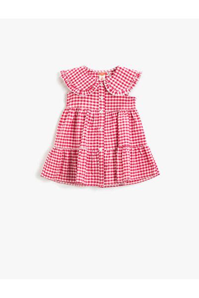 Koton Ruha széles baba gallér, ujjatlan gombos