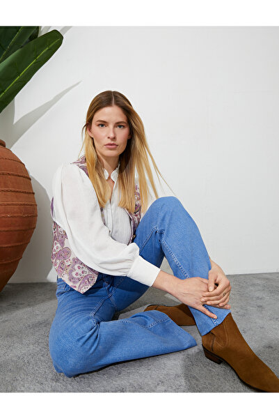 Koton Жакардовий жилет на золотих ґудзиках