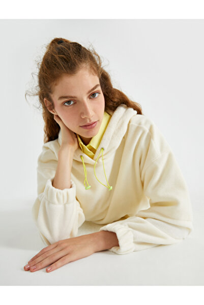 Koton Hanorac cu glugă și mâneci elastice