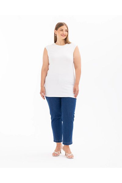 SEÇİL Plus Size Basic Tank Top