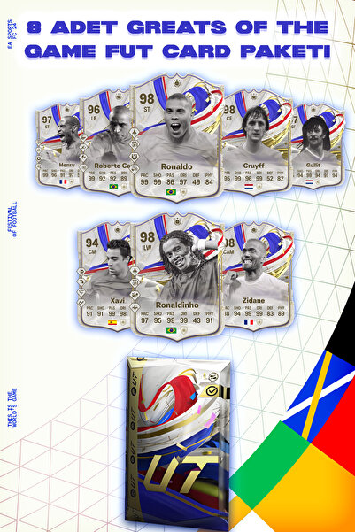 BERKANTTP حزمة بطاقات Fc 24 Greats Of The Game Fut