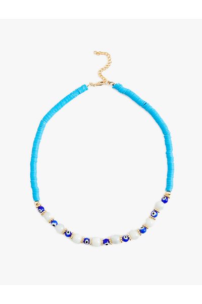 Koton Evil Eye Necklace with Beads