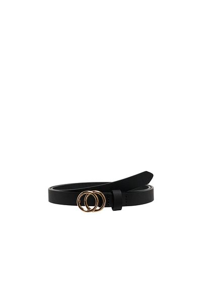 ONLY Women's Black Faux Leather Belt15302525