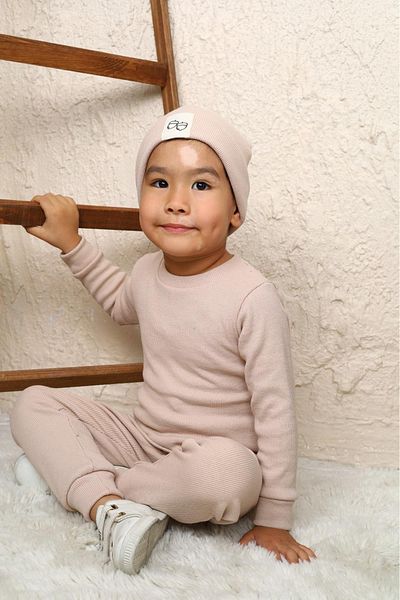 My Kids Wear Unisex Ribbed Baby and Child Set - Set of Three