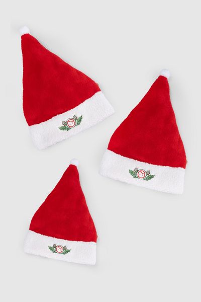 Little Gusto Triple Christmas Family Hat Set