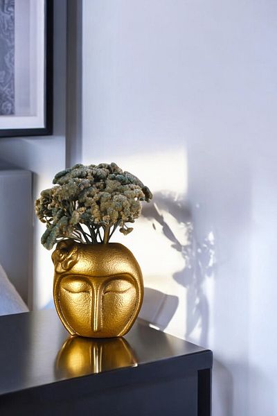 Evene Small Vase - Table Top and Home Decorations, Gold Antique Color Model 12