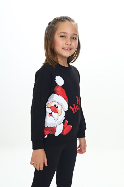 Toontoy Φούτερ για κορίτσια Snowman Ho Ho Ho με τύπωμα