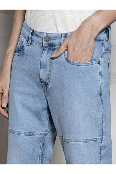 Dennis Lingo By Styli Mid Rise Relaxed Fit Panelled Stretchable Jeans