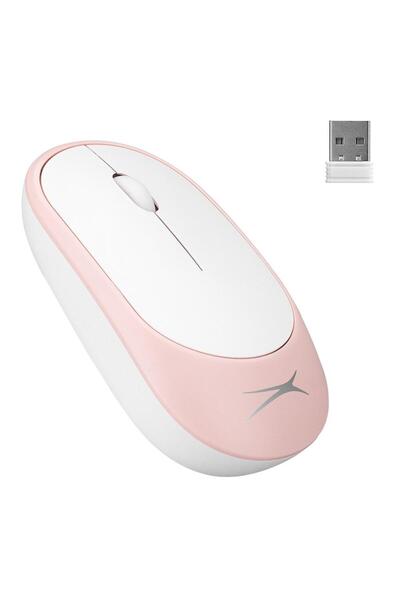 Altec Lansing ALBM7314 Pembe 2.4GHz USB 1200DPI Alkalin Pilli Kablosuz Mouse