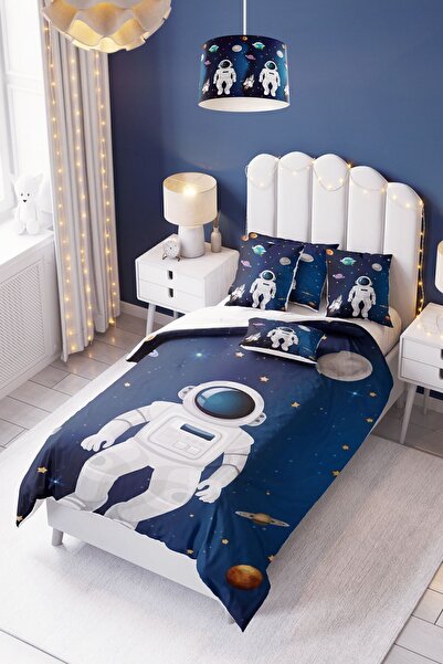 dekomingo طقم غطاء لحاف للأطفال والرضع من Astronaut Planet