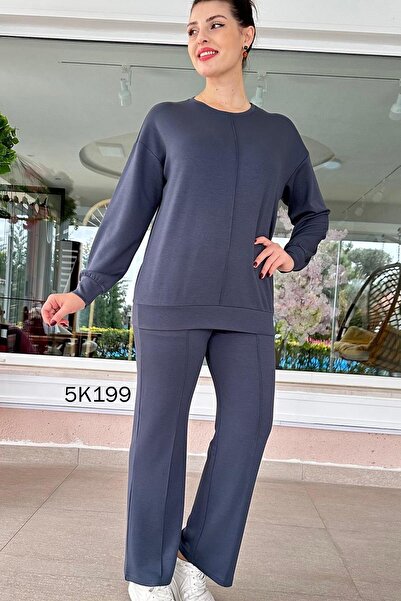 İnce Topuk Modal Lawn Suit 5K199