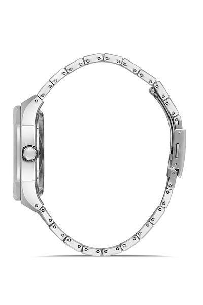 DAVID GUNER Men's Wristwatch Dg-8501Ga-A10 with Silver Coated Green Dial
