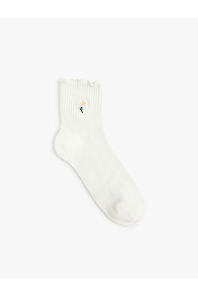 Koton Κεντημένες κάλτσες Daisy Sock