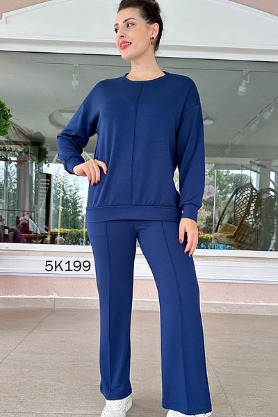 İnce Topuk Modal Lawn Suit 5K199