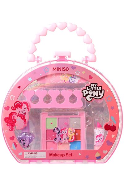Miniso My Little Pony Lisanslı Büyük Çantalı Çocuk Makyaj Seti