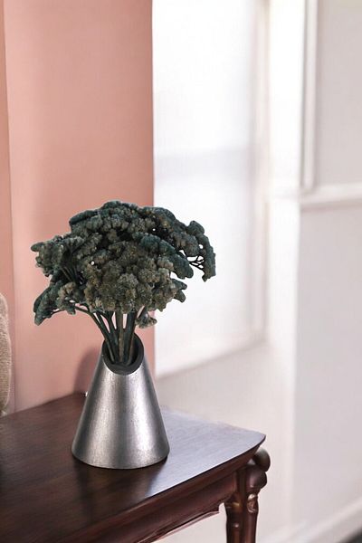 Evene Small Vase - Table Top Vase, Home Decoration, Silver Antique Color Model 9