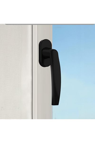 Kenet Ticaret High Quality Pvc Aluminum Black Window Handle (Compatible for All Type)