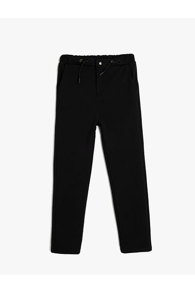 Koton Tie Waist Jogger Sweatpants Βαμβακερό