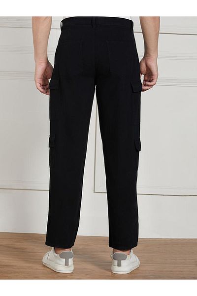 Dennis Lingo By Styli Cotton Lycra Stretchable Relaxed Fit Cargo Trousers