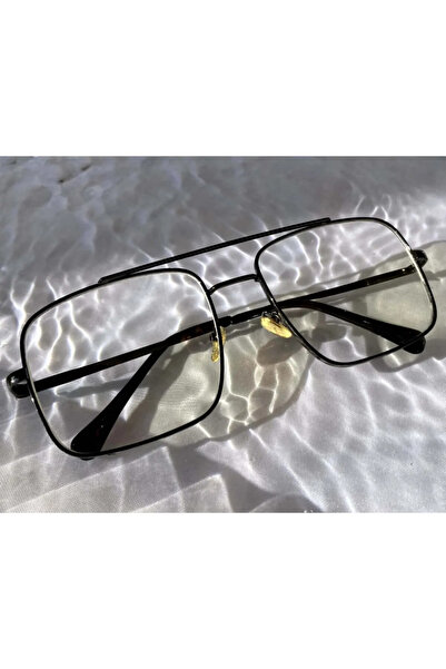 BluePepper Reynmen Model Siyah Renk Mavi Işık Filtreli Pilot Gözlük, Optik Uy...