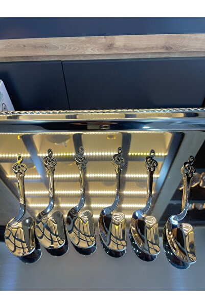 Veliday 6 ADET SILVER MELODY FİGÜRLÜ KAŞIK