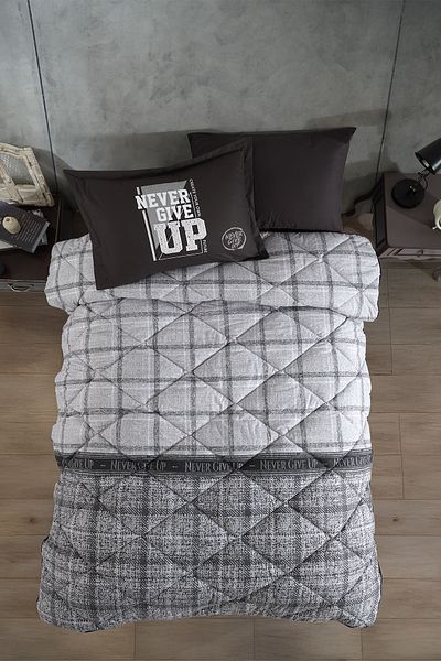Clasy Ranforce Single 100% Cotton Sleeping Set - Give up
