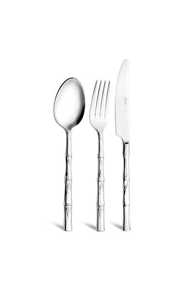 Jumbo 3405 18 Piece 6-Person Dinner Fork Spoon Knife Set