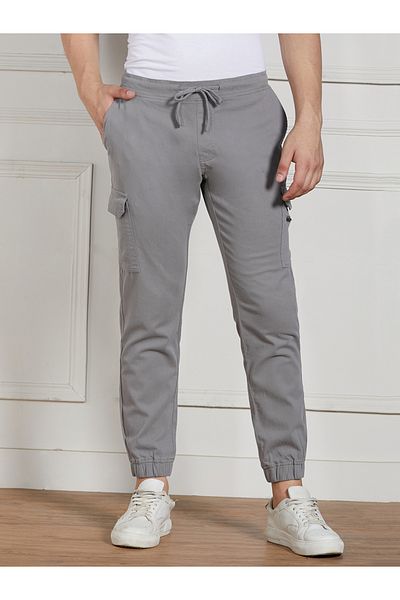 Dennis Lingo By Styli Cotton Lycra Stretchable Regular Fit Cargo Joggers