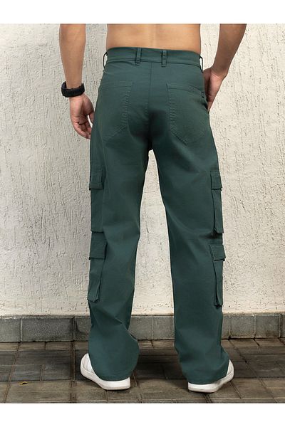 Hubberholme By Styli Loose Fit Mid Rise Double Flap Cargo Pants