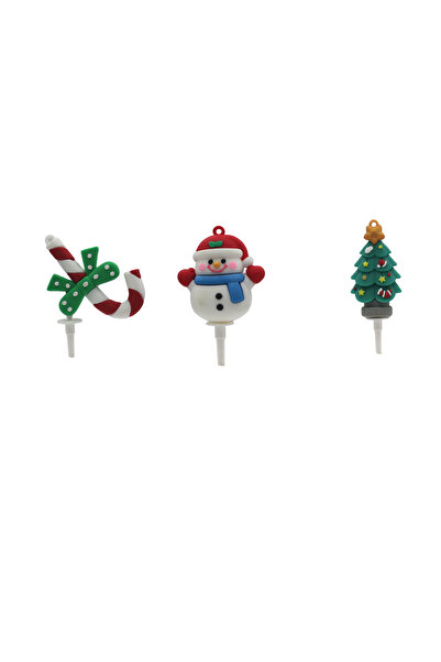 PASTRY PLANET Силіконовий набір прикрас для новорічного торта (3 штуки)