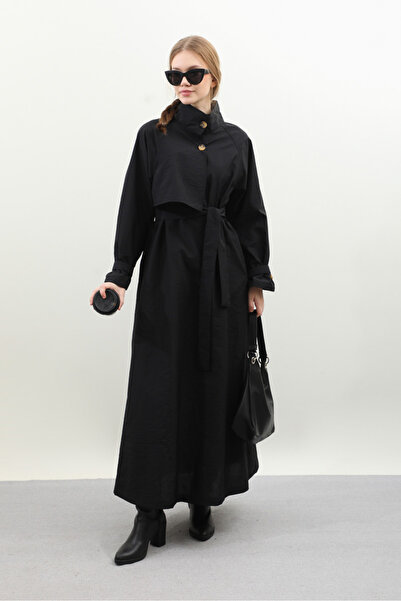 ZÜLAYS Black Parachute Dress - Half Windbreaker