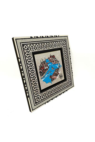 Sadrazam Masa MDF imprimata Istanbul Strait si Golden Horn 20x20 Krt-31