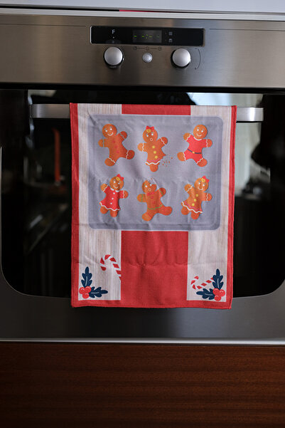 moris home CHRISTMAS PATTERNED SET OF 3 30X50 KITCHEN TOWELS